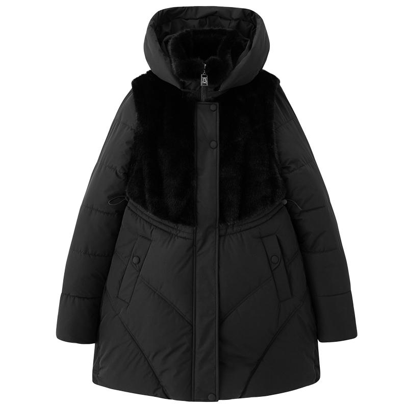 Mâneci Detașabile Parkas Femei la Modă Paltoane de Iarnă cu Glugă Groase Călduroase Jachete de Damă