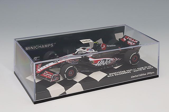 Minichamps Scale MoneyGram Haas F1 Team 2023 Austin GP Hulkenberg 1/43 VF-23 #27 N. [Resin]