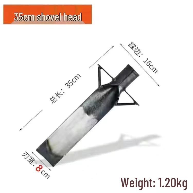 Manganese Steel Tree Spade & Shovel: For Digging, Seedling Lifting, Grass Shoveling, Soil, Pits, Ditches - Thickened Garden Tool.