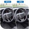 Carbon Fiber Steering Wheel Button Switch Panel Trim Cover Car Decoration Accessories For Honda Civic 10Th Fc/Fk 2016-2019