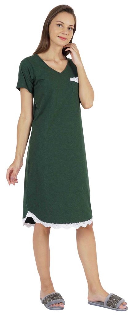 Inkmeso Nightdress for Women Sexy Lace Sleep Dress Sleepwear Soft Sleep