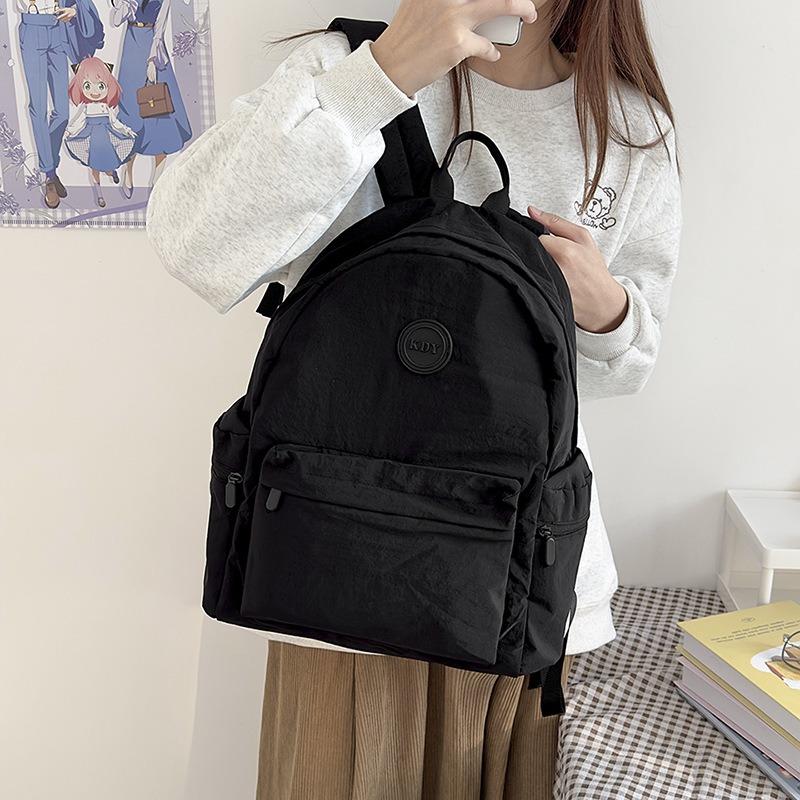 Casual fashion commuter casual backpack new versatile junior high school bag travel backpack