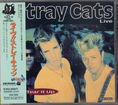 CD STRAY CATS - Live! TECW20652 Japon ObiRock Occasion