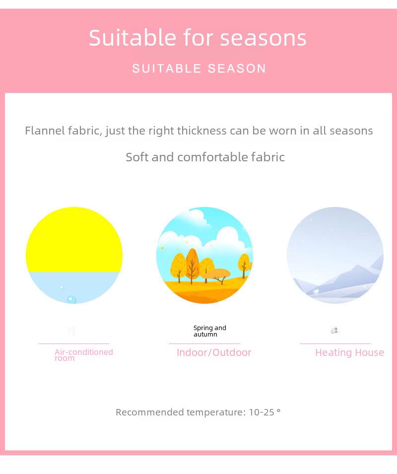 MICHLEY Neugeborenen-Flanell-Nickerchendecke für Kinder