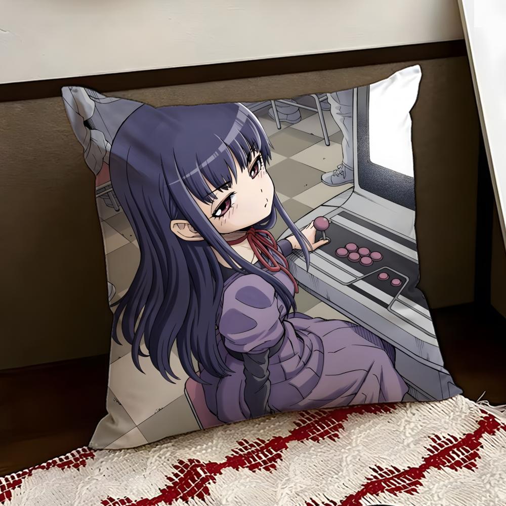 Cute HHi SScore Girl Cushion Cover Reversible Soft Durable Pillow Cover Home  Car MultiScene Use for Daily Comfort