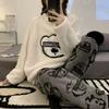 Pajamas Women's Autumn and Winter Thickened Flannel Cartoon Cute Coral Fleece Can Keep Warm Outside and Wear Home Service Suits