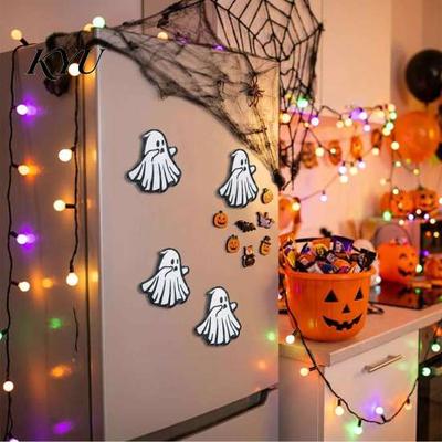 3D Fridge Magnet 1/2/3Pcs Halloween Ghost Refrigerator Magnet, Printed Lightweight Magnets Magnetic Decoration for Holiday Party Kitchen Themed