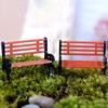 Bench Park Creative Mini Model Miniature Landscape Garden Decorative Ornament