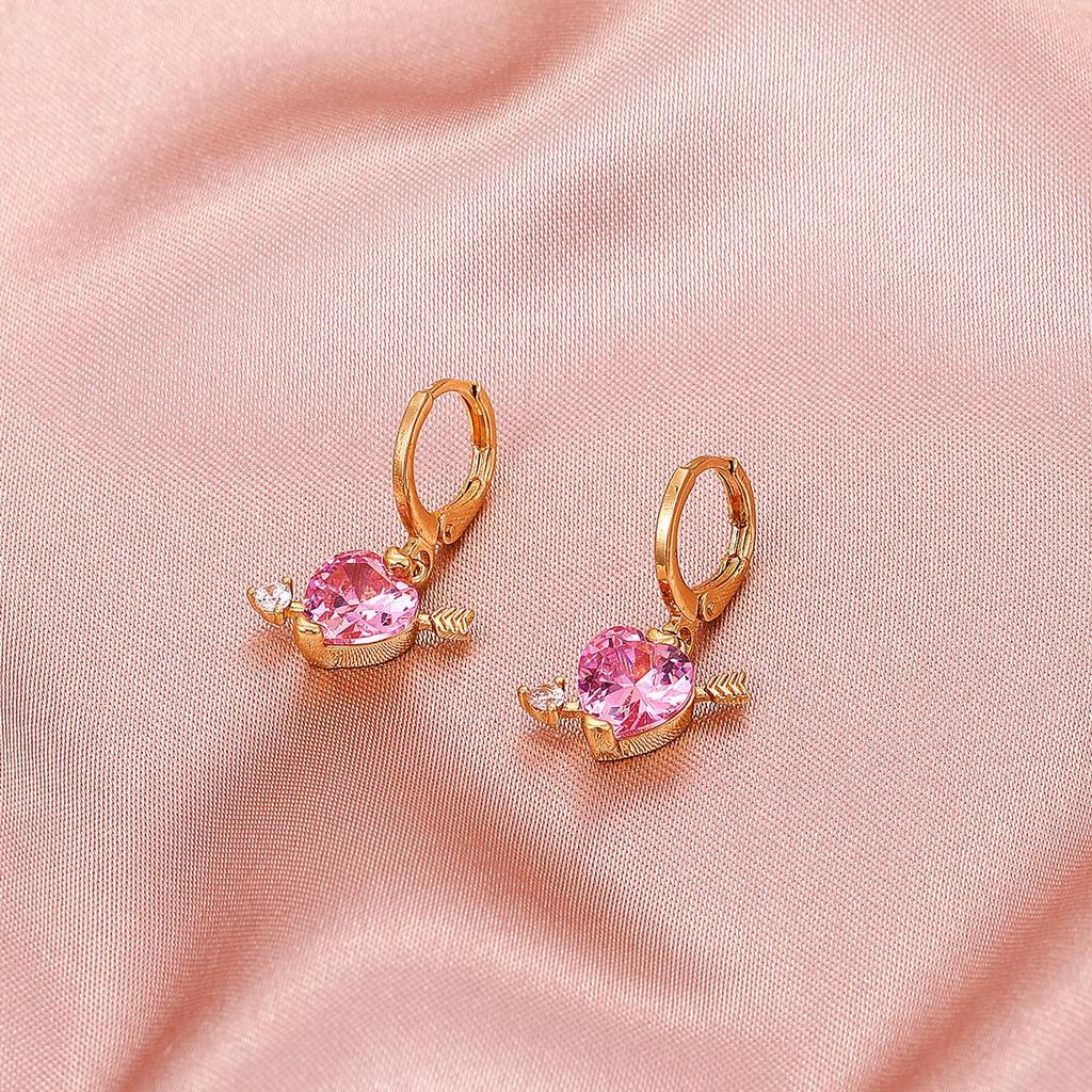 Gothic Heart & Wings Necklace – Retro Arrow Clavicle Chain Accessory