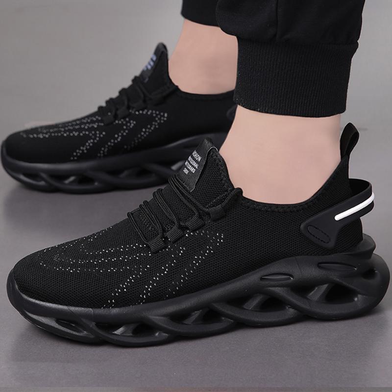 Men Sneakers Lightweight Fashion Flat Cushioning Jogging Shoes Breathable Training Summer Mesh Running Shoes for Men
