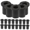 25pcs Rubber Well Nuts Kit 8-32 Well Nuts 5/16 Hole 0.499 Length Compatible with GM347065 Motorcycle Windscreen Fasteners for Fairing Installation