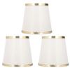 3PCS E14 Lampshade Barrel Shape Table Lamp Shade Meson Installation Fabric Bedroom Ceiling Lamp