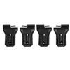 Available in 4 colors including black, these aluminum alloy exterior door hinges are ideal for Jeep Wrangler.