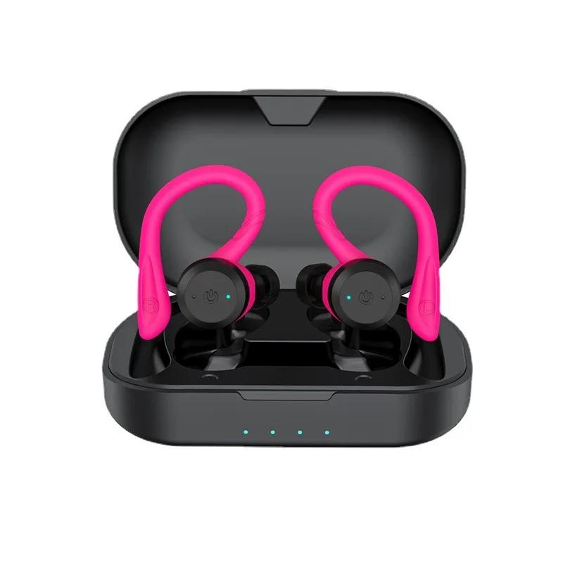 20 Hours Play Time Swimming Waterproof Bluetooth Earphone Dual Wear Style Sport Wireless Headset TWS IPX7 Earbuds Stereo