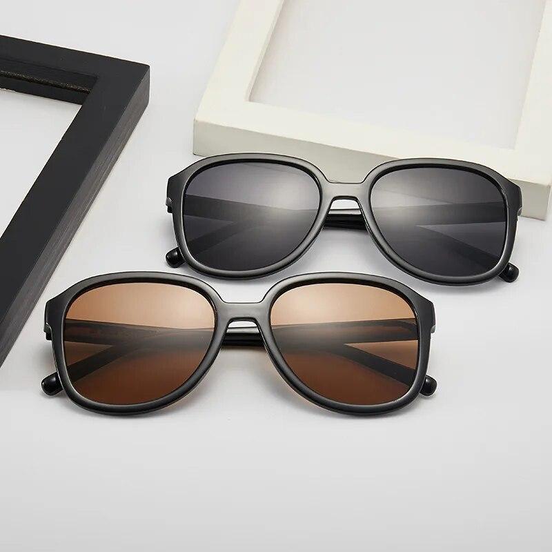 Oversize Round Sunglasses Women Designer Vintage Small Sun Glasses Ladies Korean Style Shades Eyewear