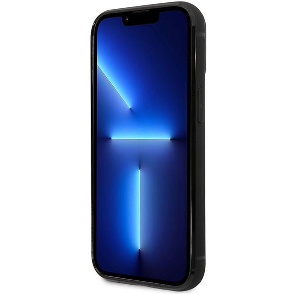 Etui do iPhone 14 Pro BMW Skórzane z kieszenią na karty Czarne