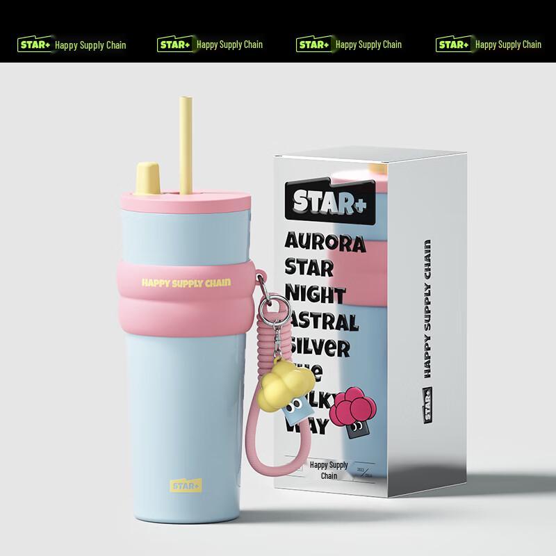 Shidajia 316 Stainless Steel Insulated Straw Tumbler 710ml