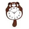 Wall Clock Hanging Fashion Cartoon Housewarming Gift Sturdy with Swing Tail Home Decoration