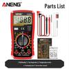 High-Precision Digital Multimeter for Electricians: Multi-Function, Portable, Data Hold Feature