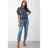 Dorothy Perkins Womens/Ladies Spotted Shirred Hem Blouse