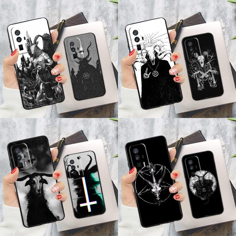 Devil Satan Dark Art Case For Xiaomi 14T Pro 13T 12T 11T 13 14 Ultra POCO X6 Pro M6 X3 X5 M5s F3 F5 F6 Cover