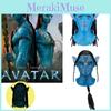 Svítící Avatar Pokrývka hlavy Halloweenská Maska Ideální pro Cosplay a Karnevaly