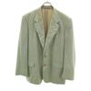 Mila Schon Uomo Check Pattern Tailored Jacket 52 Yellowish Green Men's Used