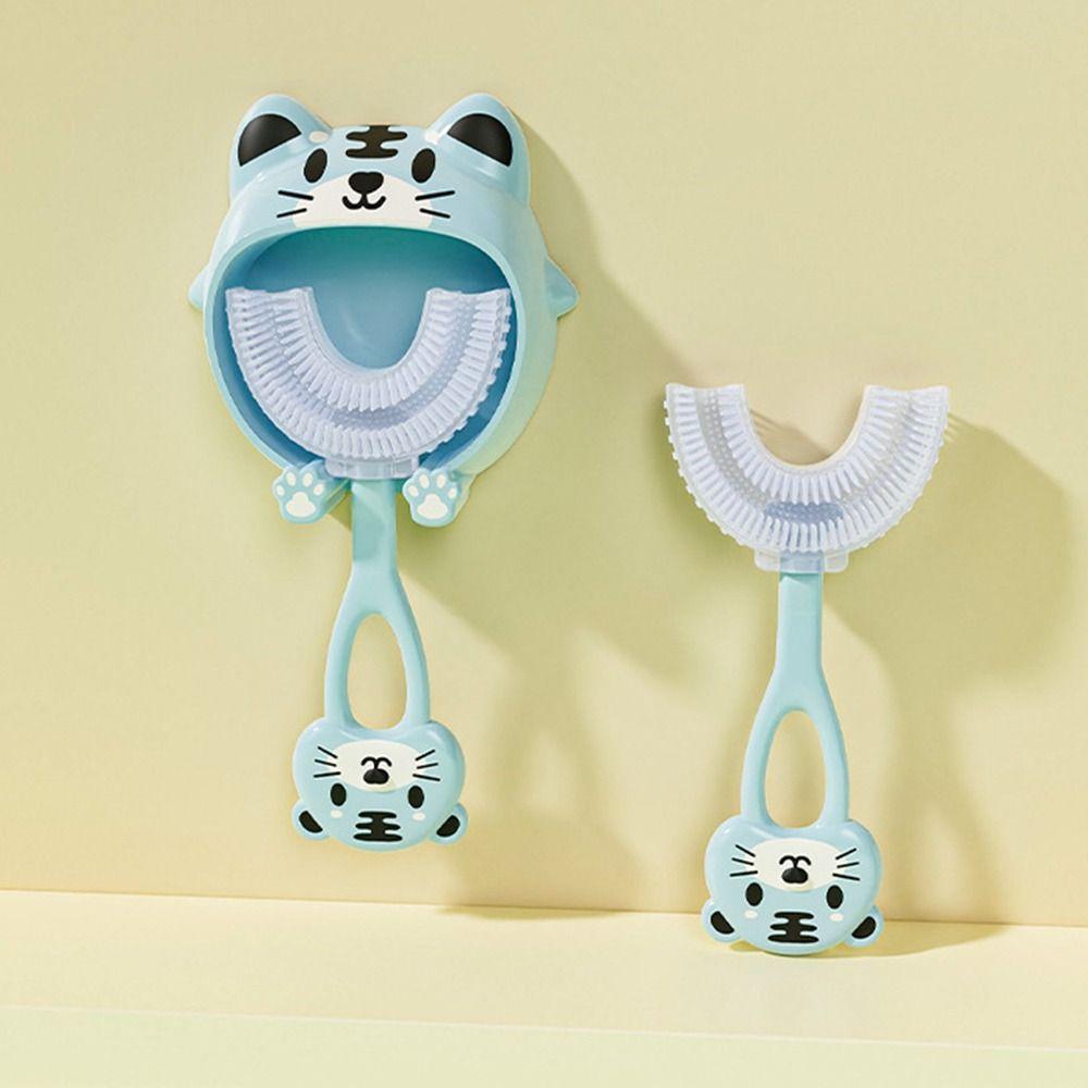 Teeth Cleaning Silicon Oral Care Tooth Brush Teeth Clean Brush Cleaning Brosse U Shape Toothbrush