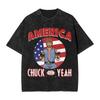 T-shirt Lavate Il Più Grande di Tutti i Tempi Chuck Norris Hip Hop T-shirt Retrò Harajuku Streetwear Top in Cotone Top Magliette per Unisex Donna