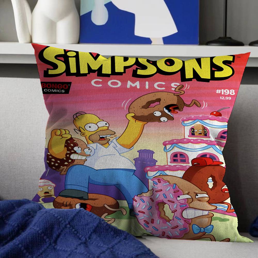 Cartoon T-The Cool S-Simpsons Pillowcases Home Bedding Decorative Pillow Cover Wedding Super Soft Pillow Case