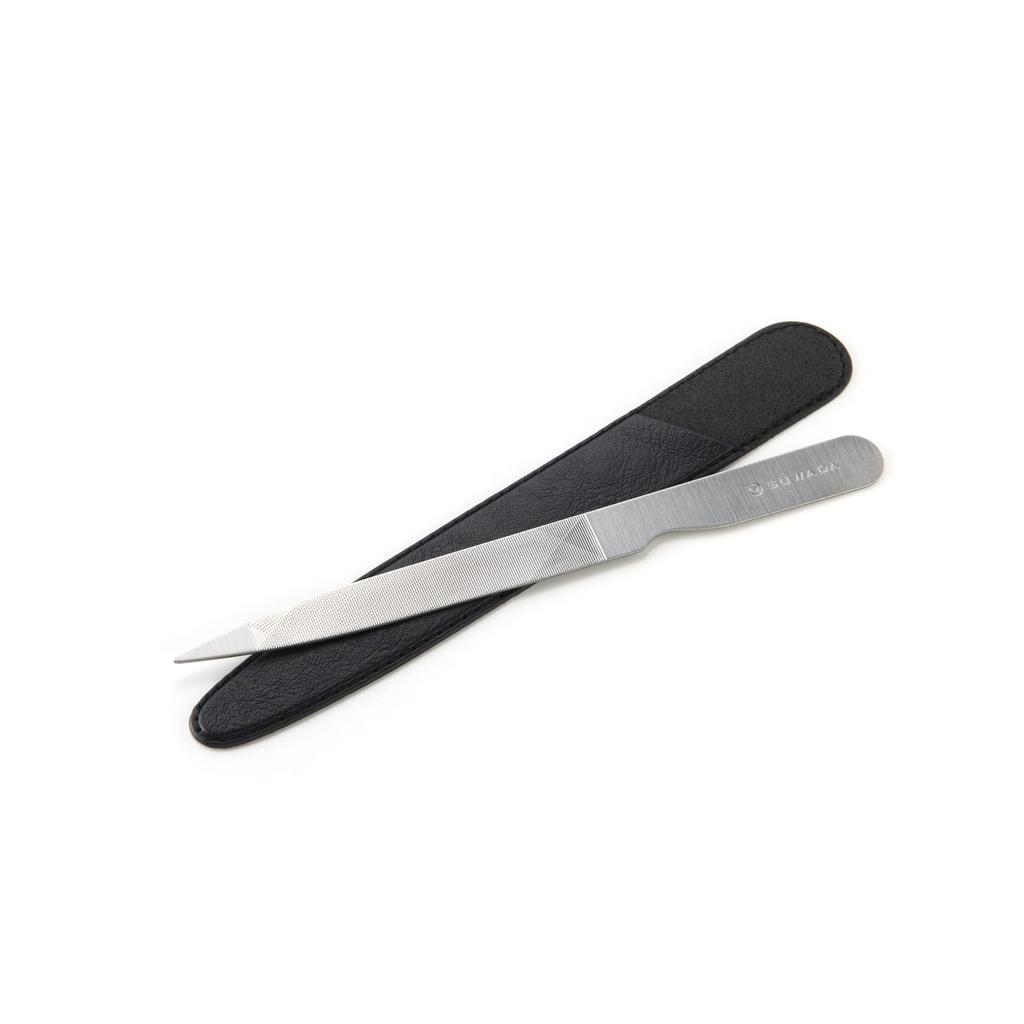 SUWADA Stainless Steel Nail with Case Made In Japan File, 150mm, (Black),