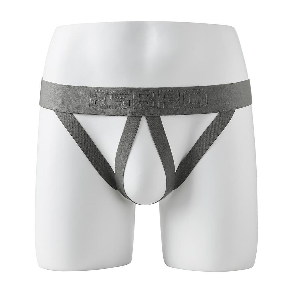 Men's Backless Lace-up Butt-Lifting T-Pants with Elastic Band