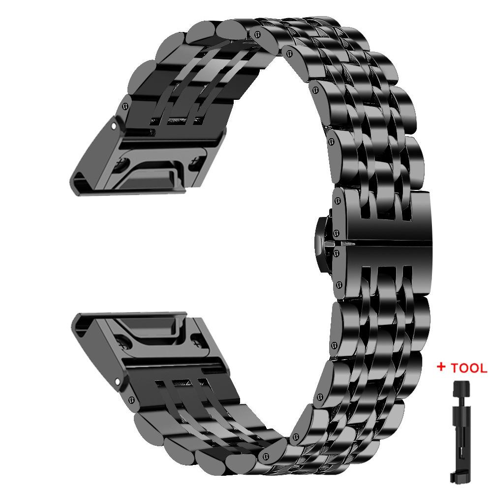 20 22 26mm Quickfit Watch Stainless Steel Strap For Garmin Fenix 8 7S 7x 7 6S 6X 6 Pro 5S 5X 935 945 Enduro Gen2 Metal Smartband
