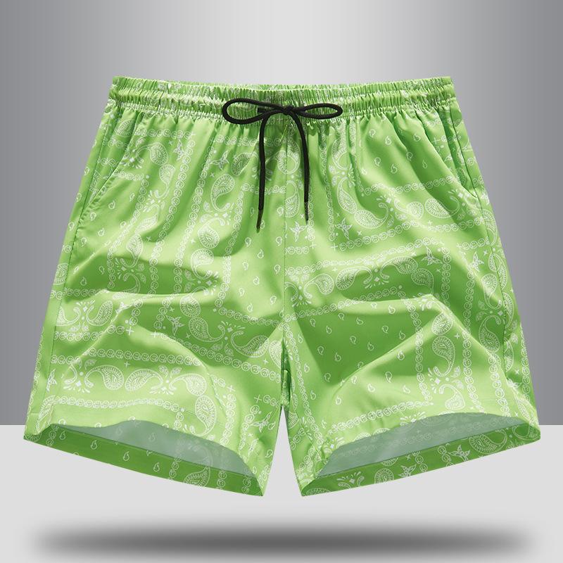 Vintage Graphic Beach Shorts for Men Summer Fashion 3D Printed Swim Trunks Loose Casual Thin Y2k Streetwear Hawaiian Short Pants