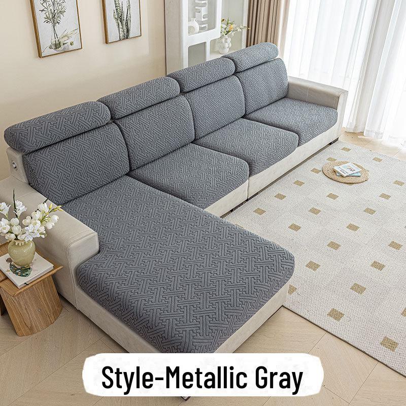 

Универсальный эластичный чехол для дивана: Всесезонный, полный комплект, в комплект входят подушка и шапочка Chaise Lounge 90-115*160-190*5-20cm