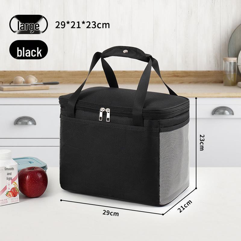 Insulated Large-Capacity Bento Lunch Tote for Office & School
