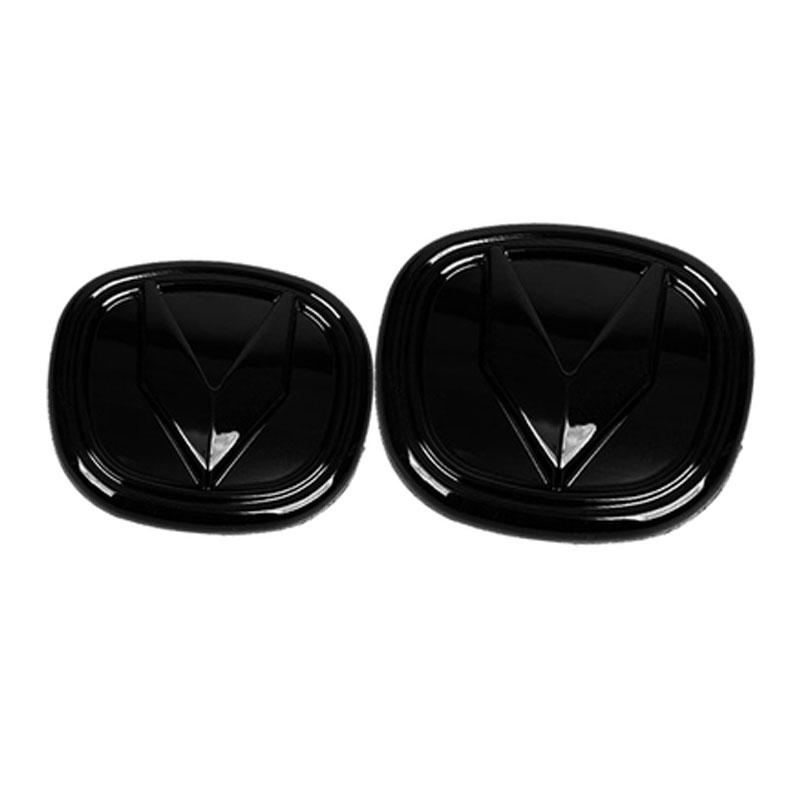 For 2020-2025 Changan Uni-t UniT Front Rear Logo Emblem Black 2pcs