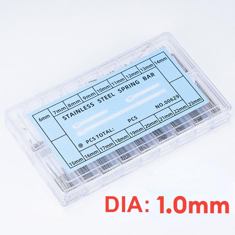 360PCS 6-23mm Stainless Steel Watchband Split Pins Watch Connecting Pins Bracelet Link Pin Cotter Bar Assortment Accessory