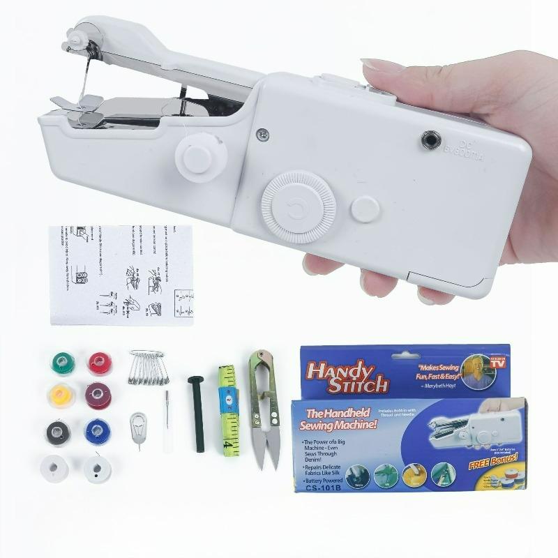 101 Portable Manual Mini Home Sewing Machine, Easy Sewing Shirt Pocket Handheld Sewing Machine