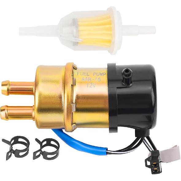 Road Passion 12v 55LPH Electric Fuel Pump for Honda Goldwing 1200 GL1200A 1984-1987/Honda V45 Magna VF750C 1982-1983/Honda V65 Magna VF1100C