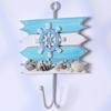 Coat Hooks Wooden Heavy Duty Decorative Rustic Storage Yacht Shaped Towel Hooks Key Holder For Backpack Umbrella Clothes Towel