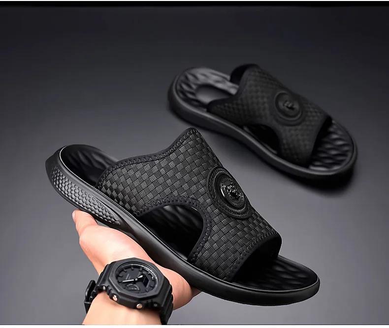 New Men Shoes Summer Slippers Casual Slides Comfortable Street Cool Beach Shoes Trend Sandals