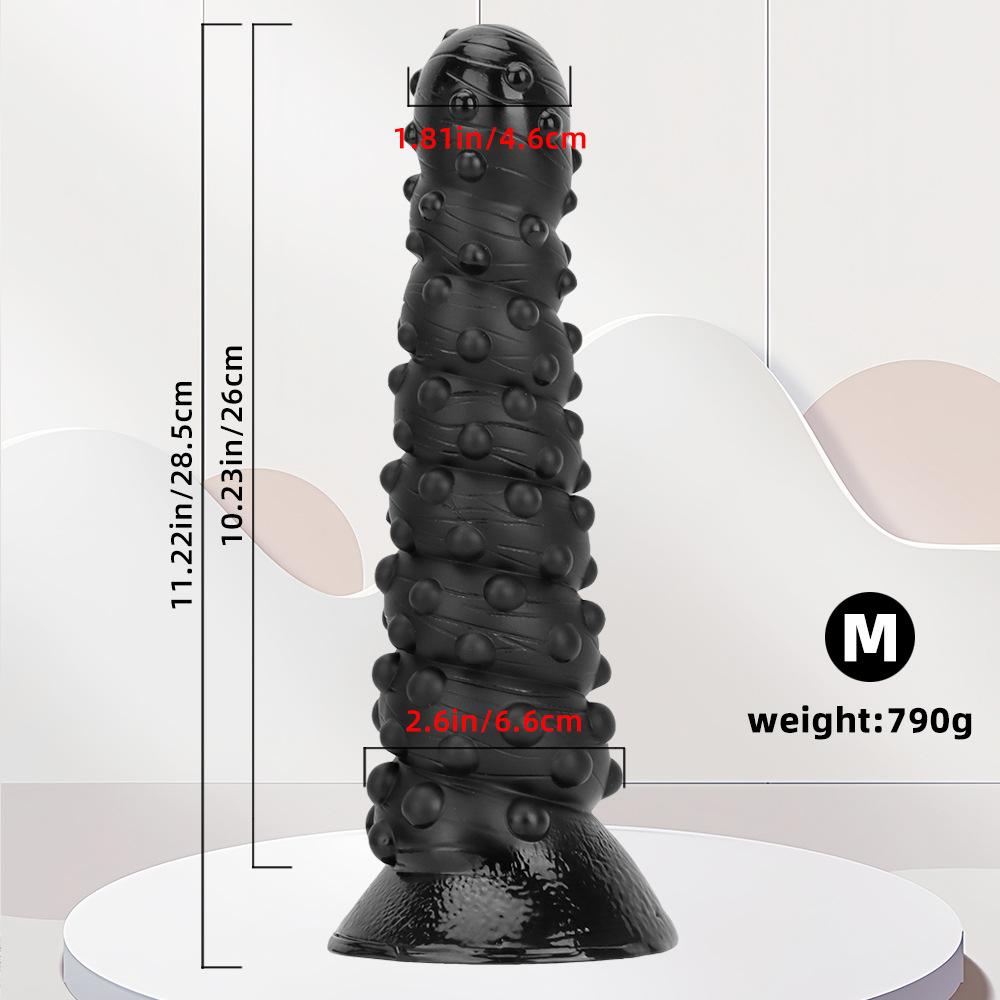 Professional Large Anal Trainer Set with Suction Cup, Extra-Thick Textured Beads for Gradual Expansion and Pleasure