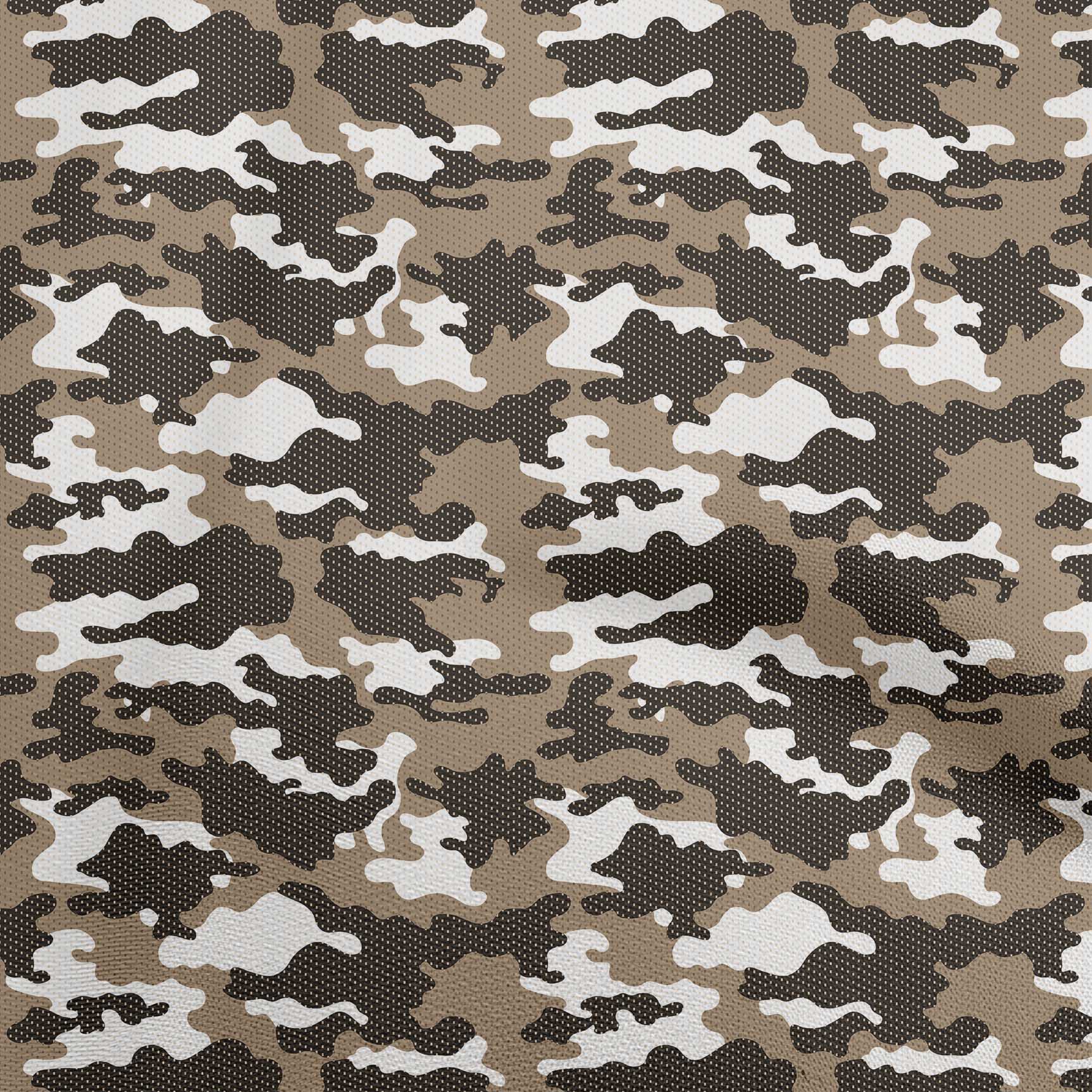 

OneOone Cotton Flex Grey Fabric Camouflage Одяг своїми руками Тканина для стьобання Тканина з принтом на ярди 40 дюймів 42 Inch Wide - Silk Tabby коричневий