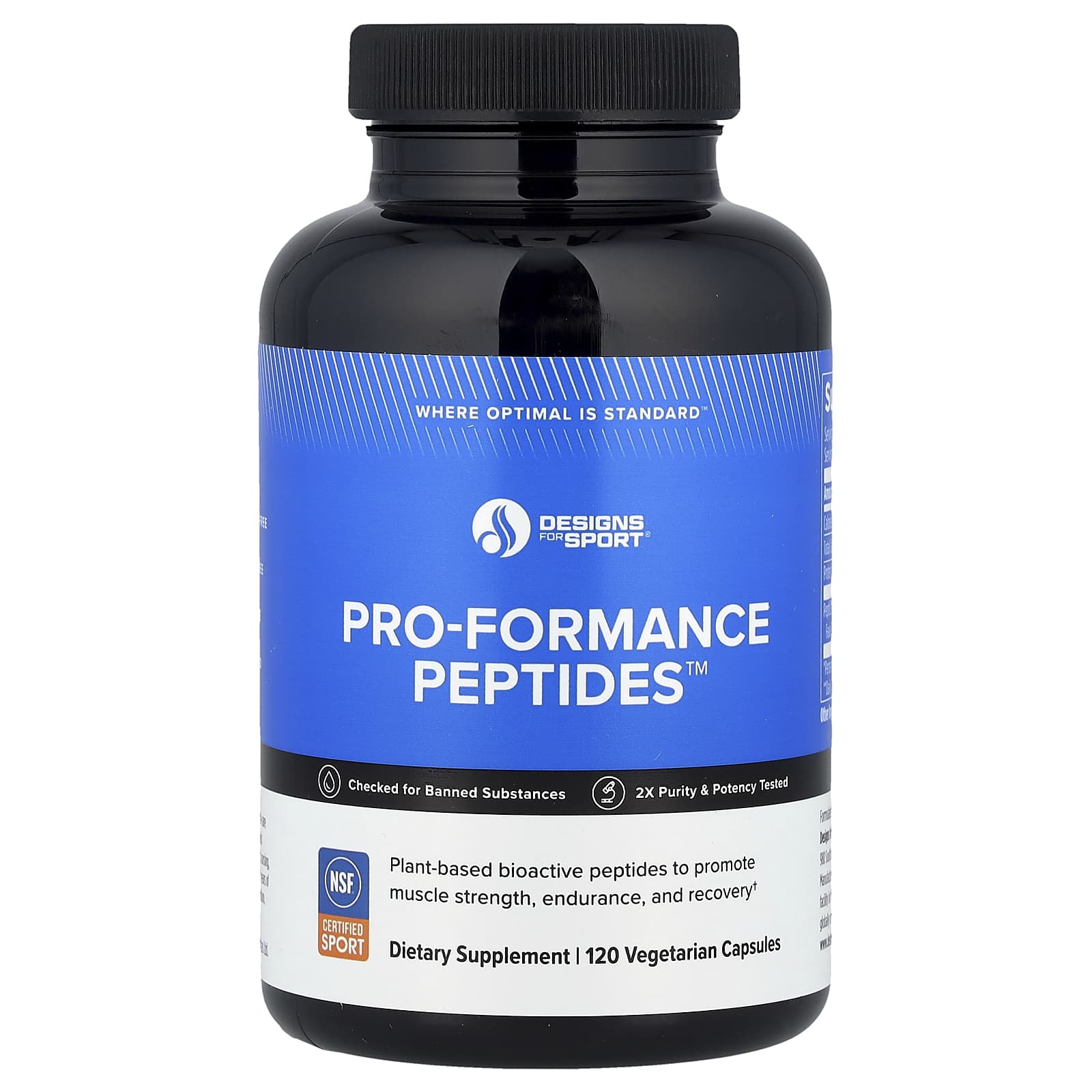 

Designs for Sport®, Pro-Formance Peptides™, 120 Veggie Caps