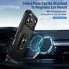 For iPhone 17 Pro Max Case Military Grade Ring Kickstand PC+TPU Phone Cover