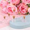 NEW 1:12 Dollhouse Miniature Vase Glass Bottle Wishing Bottle Storage Bottle with Cork Vase Candy Jar Model Doll House Decor
