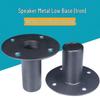 Iron Bottom Speaker Stand with Metal Base and Single Hole Support