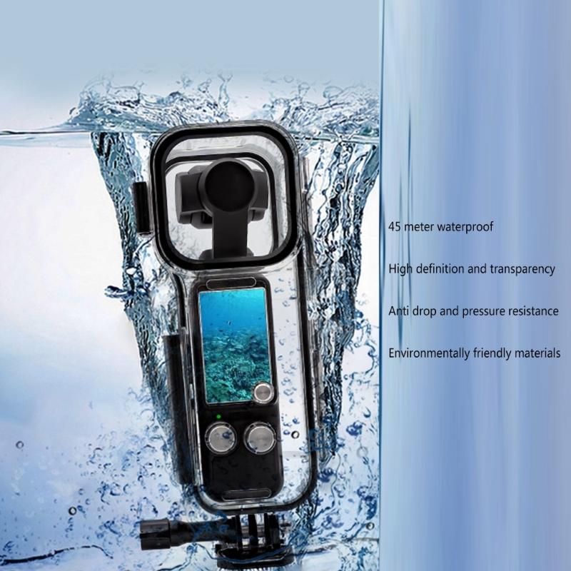 45M Waterproof Case For Pocket 3 Underwater Diving Housing Cover Protective Case Camera Photographic Accessory