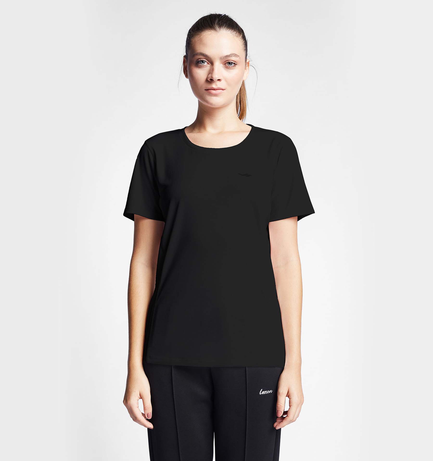 

Women s Short Sleeve T-Shirt 24S-2204-24B XS чорний